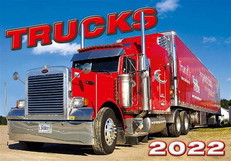 Truck Calendar Calendars 2021 2022 Wall Calendar Semi Calendar