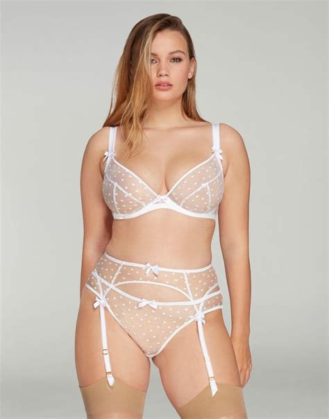 Brie Suspender In White By Agent Provocateur New In Lingerie Glamour