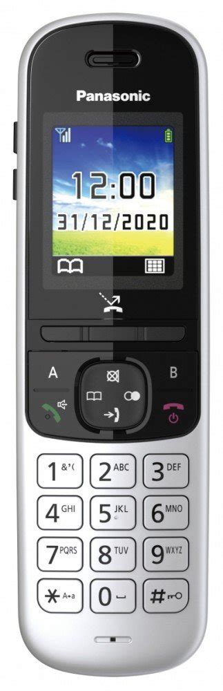 Panasonic Telefon Bezprzewodowy Kx Tgh Pds Dect Srebrny Panasonic