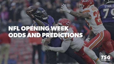 2024 Nfl Week 1 Odds And Predictions For Every Game