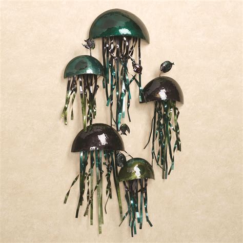 Ocean Movement Jellyfish Metal Wall Sculpture