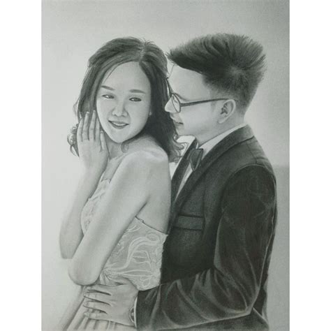 Jual Jasa Lukis Sketsa Wajah Pencil Drawing Shopee Indonesia