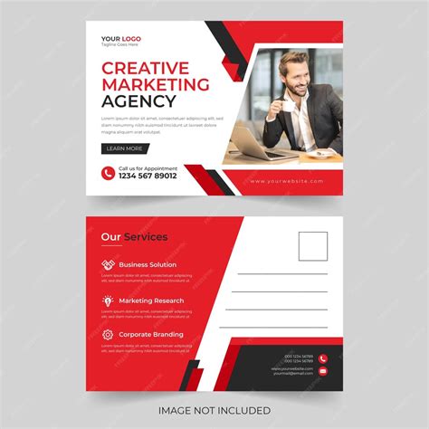 Premium Vector Corporate Business Postcard Design Template Premium Vector