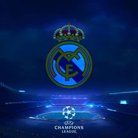 Real Madrid CF Wallpaper 4K, UEFA Champions League, Logo