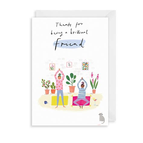 Brilliant Friend Greetings Card | The Art File