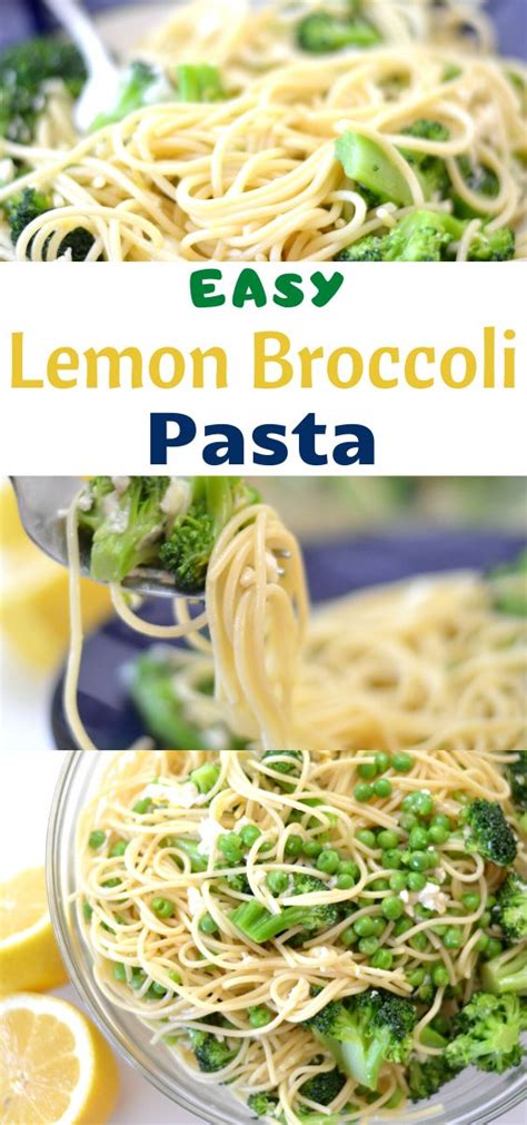 Refreshing Lemon Broccoli Pasta Recipe