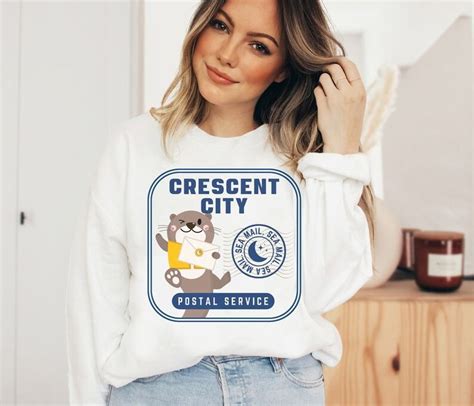 Crescent City Postal Service Sweatshirt Crescent City Merch Etsy