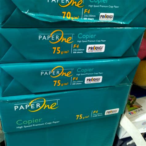 Jual Paper One Kertas Hvs F4 75 Gram 1 Dus Isi 5 Rim Jakarta Barat