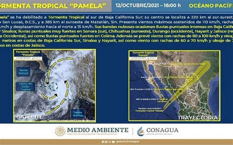 Pamela Se Degrada A Tormenta Tropical El Sol De Sinaloa Noticias