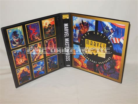 Custom Made Marvel Masterpieces Series Binder Graphic Inserts