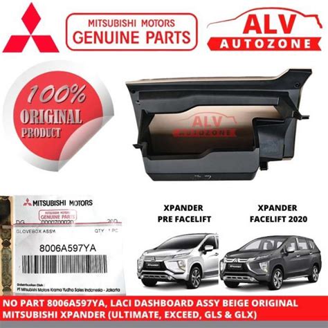 Jual Glove Box Laci Dashboard Dasbor Cream Krem Asli Xpander A Ya