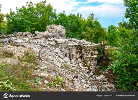 Geologic Formation Monodendri Village Known Stone Forest Zagori Epirus