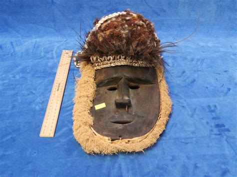 Lot Rare Ofafina Mask Okapa District Fore People Eastern Highlands