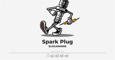 Spark Plug Automotive Logo, Logos ft. logo & mascot - Envato Elements