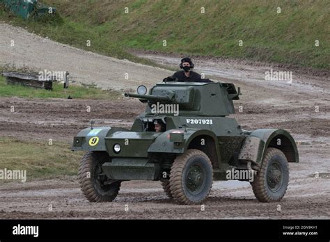 Daimler Armoured Car A Daimler Armoured Car During A Demonstration At