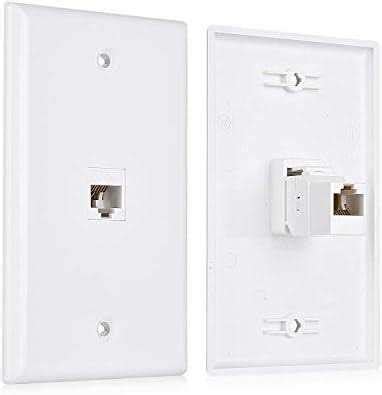 Cable Matters 2-Pack Ethernet Wall Plate Cat6 Wall Plate / Cat5 ...