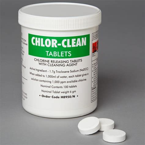 CHLOR-CLEAN Tablets - 100 - Ashtons