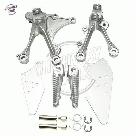 Motorcycle Front Footrest Foot Pegs Bracket Kit Motor Foot Rest Pedal