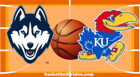 Uconn Vs Kansas Basketball Full Game Replay Dec 1 2023 Ncaa Basketball Ncaa College Basketball