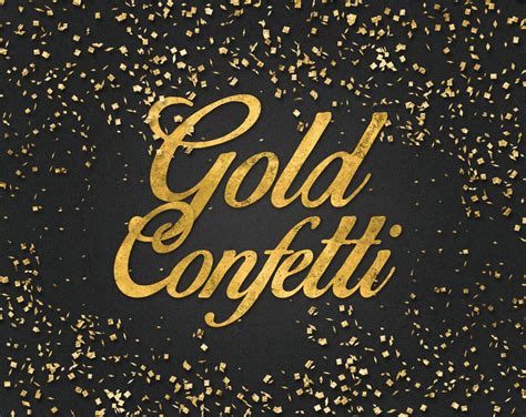 gold foil confetti clipart 10 free Cliparts | Download images on ...