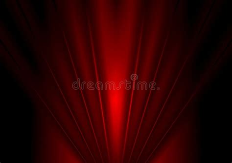 Dark Red Glow Beams Abstract Background Stock Vector Illustration Of