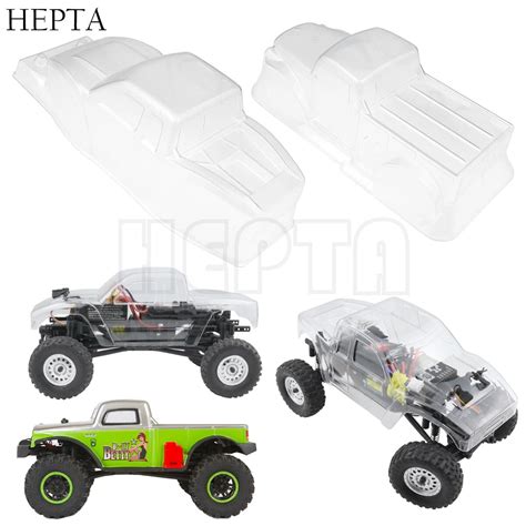 Scx Clear Body Shell With Stickers For Rc Crawler Car Axial