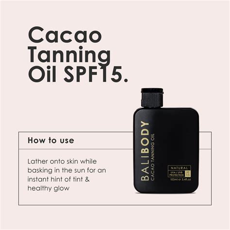 Tanning Oil Spf 15 Bali Body Purish