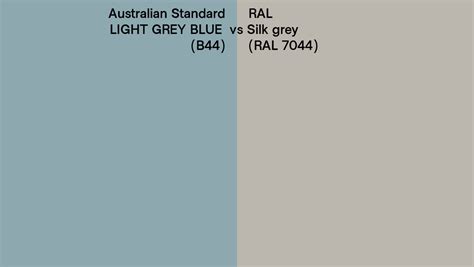 Australian Standard Light Grey Blue B Vs Ral Silk Grey Ral