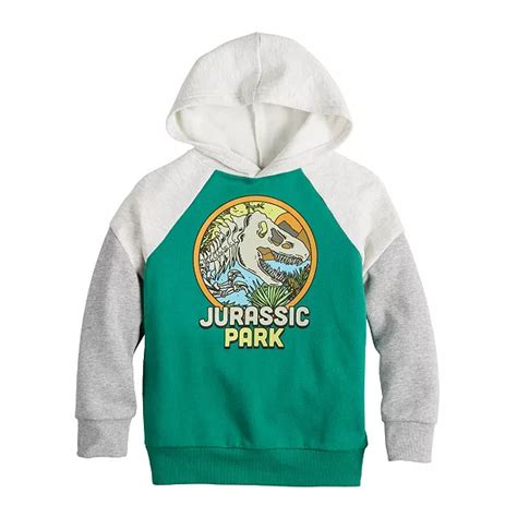 Boys 4 12 Jumping Beans® Jurassic Park Raglan Graphic Hoodie