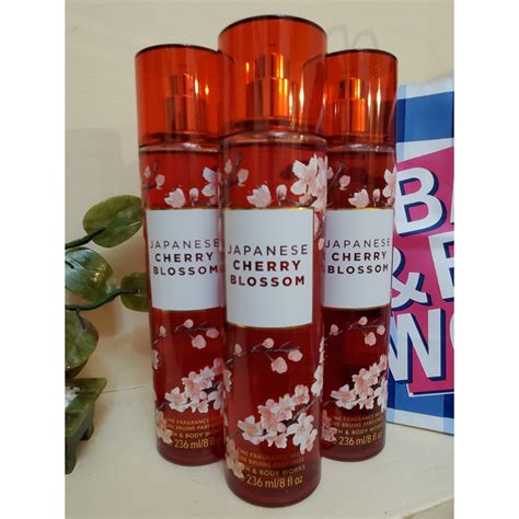 Original BBW JAPANESE CHERRY BLOSSOM Mist Lotion Ml Imported From CANADA Shopee