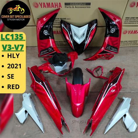 Hly Original Yamaha Coverset Lc V V V V V Se Red Siap