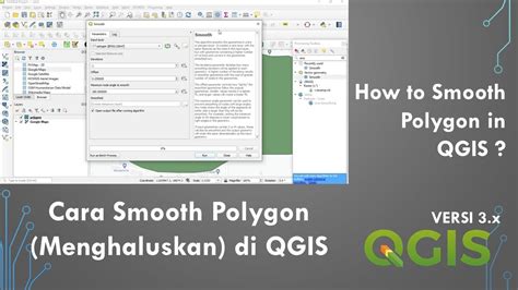 Cara Smoothing Atau Menghaluskan Polygon Di QGIS Dengan Smooth Tool