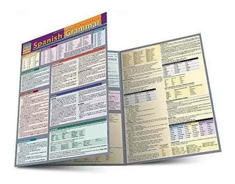 Spanish Grammar Quick Study Barcharts Inc De BarCharts Inc