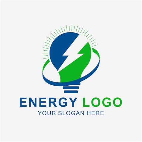 Dise O De Logotipo De Energ A Vector Premium