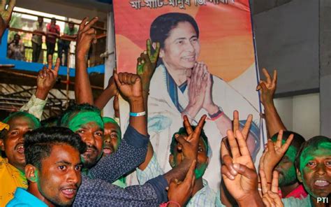 Tmc Set To Dominate Bengal Rural Polls Bags 28985 Gram Panchayat Seats