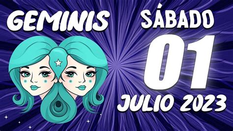 😲grandes Noticias Para Ti👀 GÉminis ♊ Hoy 1 De Julio De 2023 🔮 Youtube