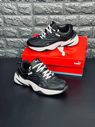 Мужские Кроссовки Puma Черные Кожаные Кроссовки Пума Чоловічі Кросівки ...