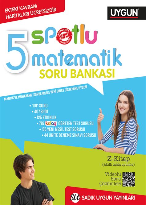 5 Sınıf Matematik Spotlu Soru bankası Sadık Uygun Yayınları