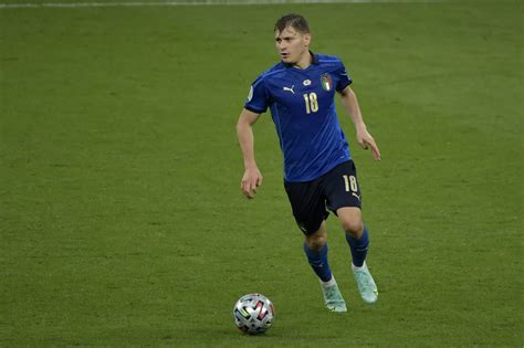 Nicolo Barella Of Italy In Action During The UEFA EURO EM