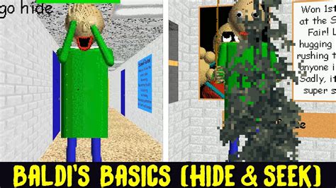 Baldi S Basics But It S Actually Hide Seek Baldi S Basics Mod YouTube