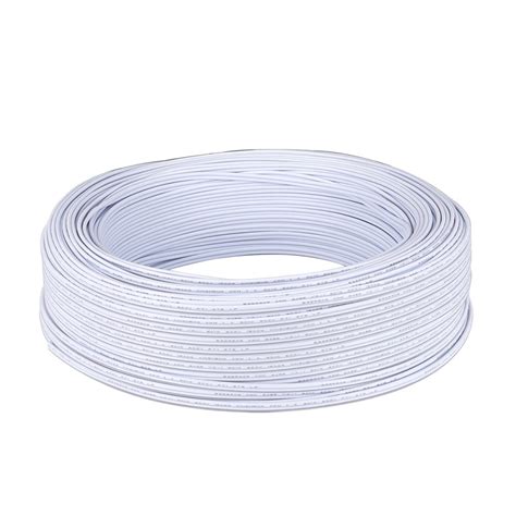 18 Gauge Electrical Wire Grey White Color 2 Conductor Srtanded Wire