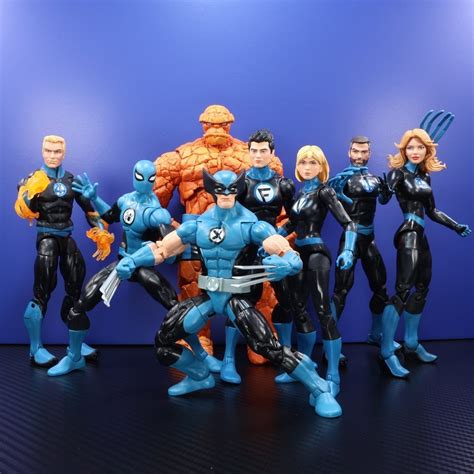 Fantastic Four Marvel Legends Spider-Man & Wolverine (FF4 Deco) Two-Pack Video Review And Images ...