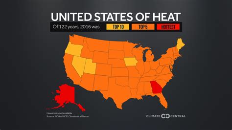 The U S Just Had Its Nd Warmest Year On Record Scope Of Warmth Was