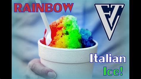 How To Make Rainbow Italian Ice YouTube