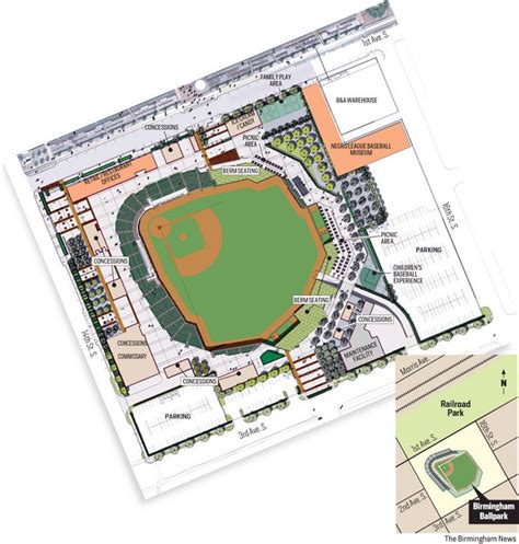 Regions Field Baseball Park Plan Gets Ok From Birmingham Design Review