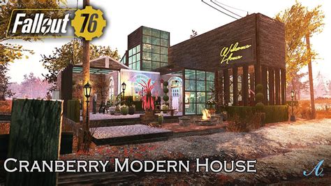 Fallout 76 Cranberry Bog Modern House W Tips And Guide Youtube