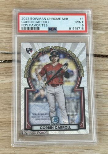 Bowman Mega Box Corbin Carroll Rc Mojo Rookie Of Year Roy