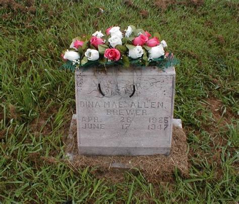 Dina Mae Allen Brewer 1925 1947 Find A Grave Memorial