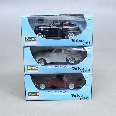 MODELLBILAR 6 St Bl A Revell Volvo PV 544 Skala 1 18 Leksaker