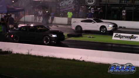 Turbo Ford Mustang Gt Drags Surprising Corvette And Hellcat Someone S